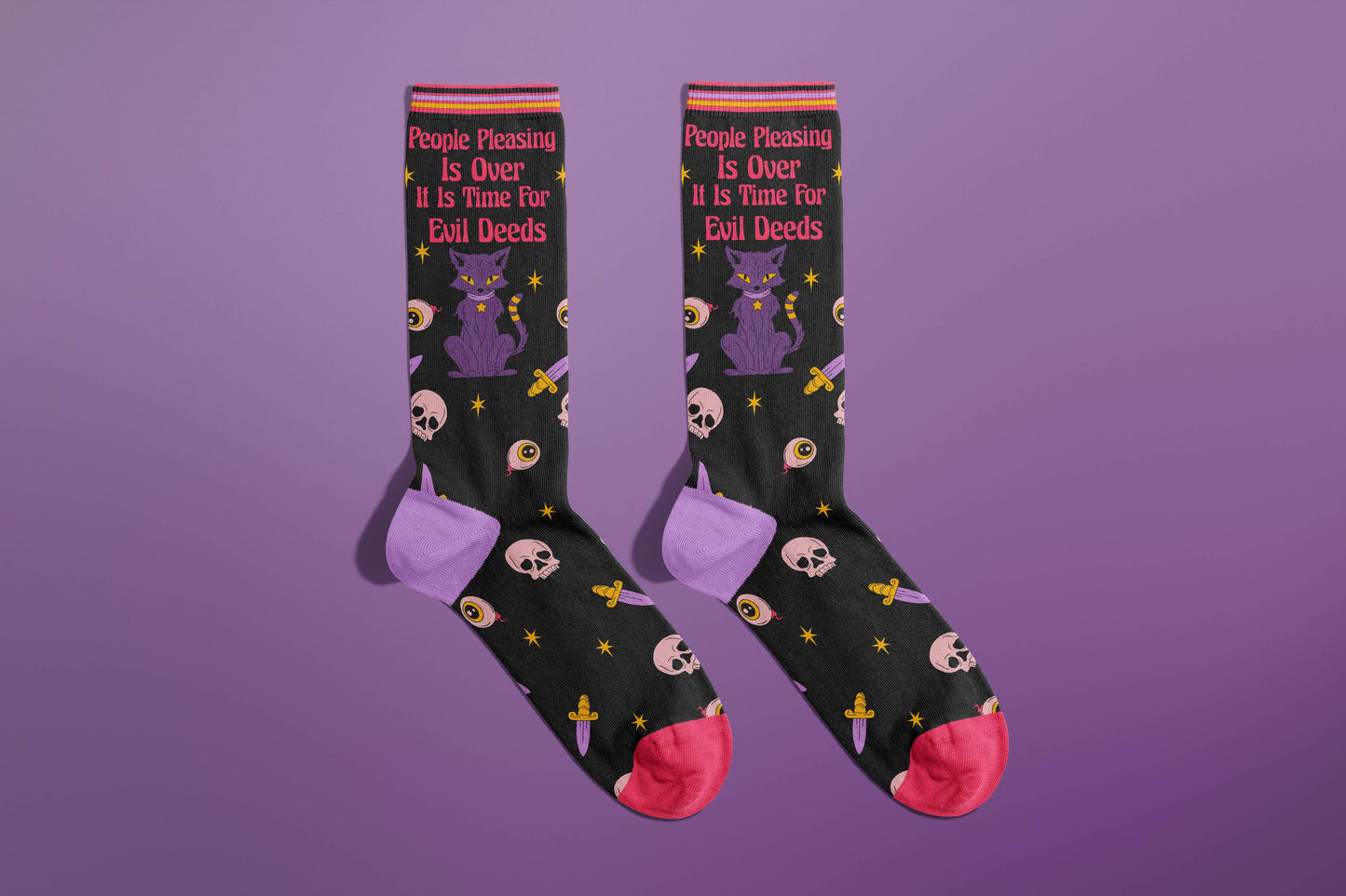 People Pleasing Is Over Socks