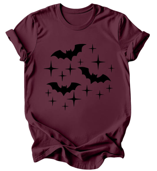 Bats & Twinkles - Burgundy or Emerald T-Shirt