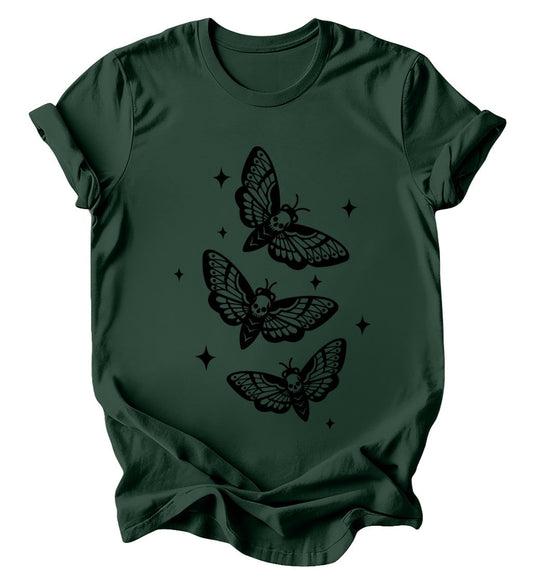 Death Moths - Burgundy or Emerald T-Shirt