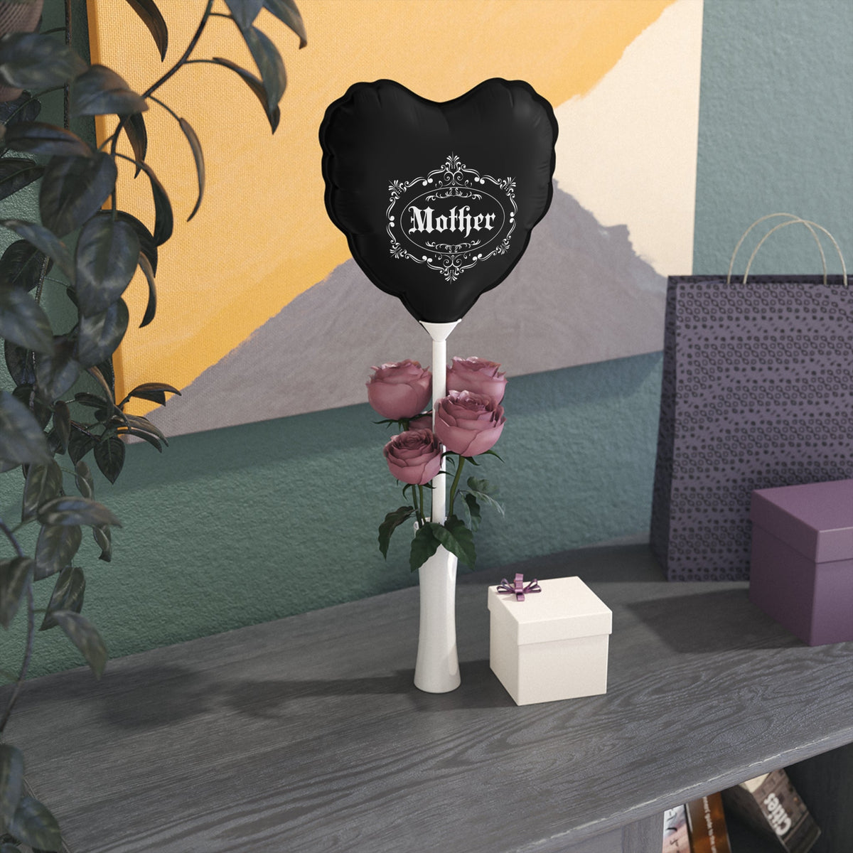 Victoriana Mother Heart Balloon