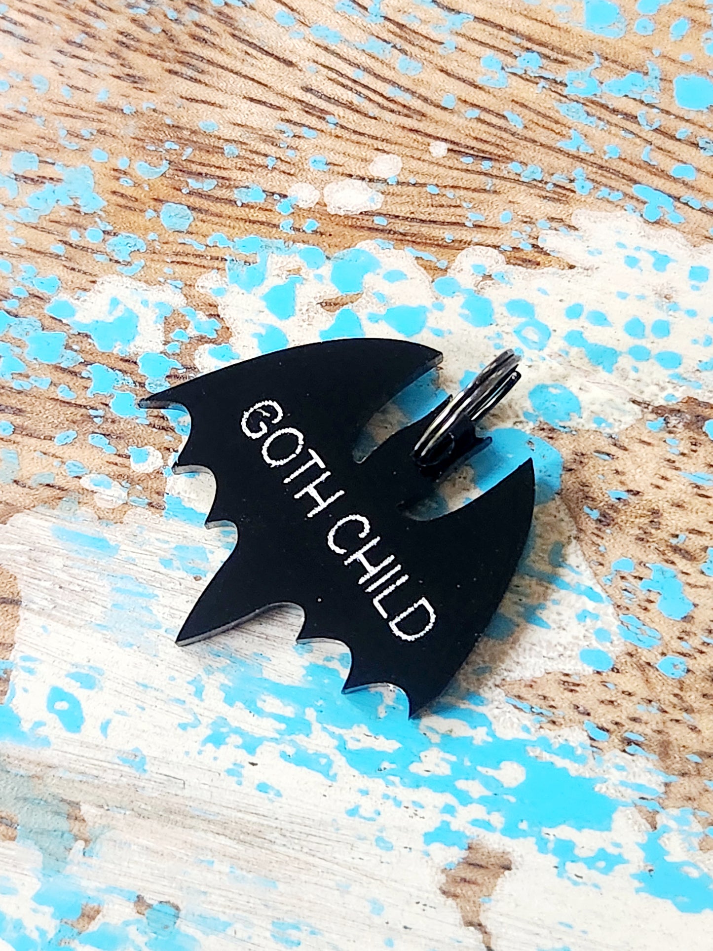 Goth Bat Pet Collar Charm - More Options