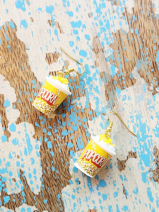 Popcorn Bucket Earrings