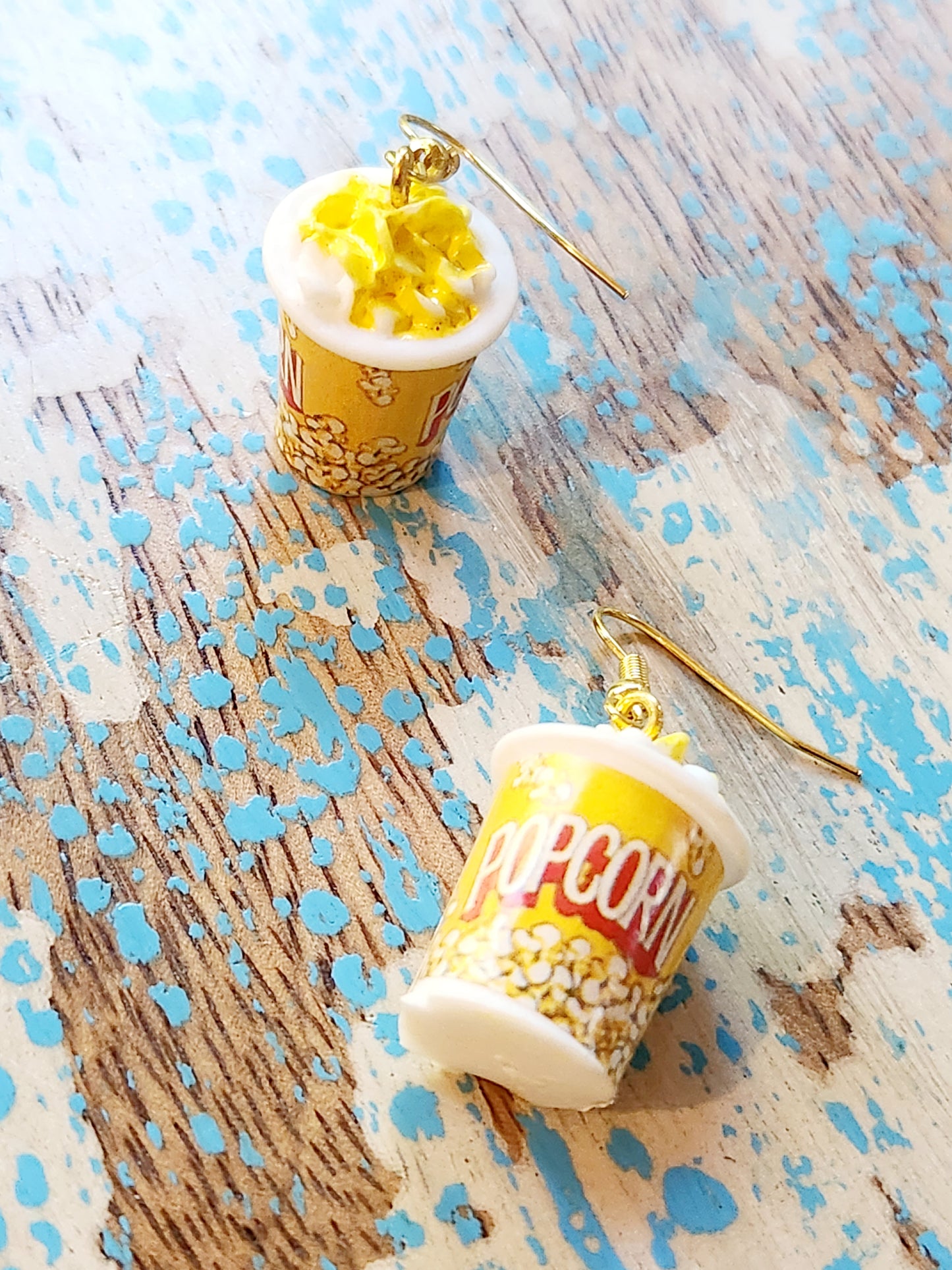 Popcorn Bucket Earrings