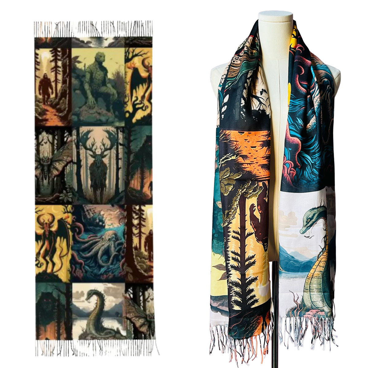 Vegan Scarf - Cryptids