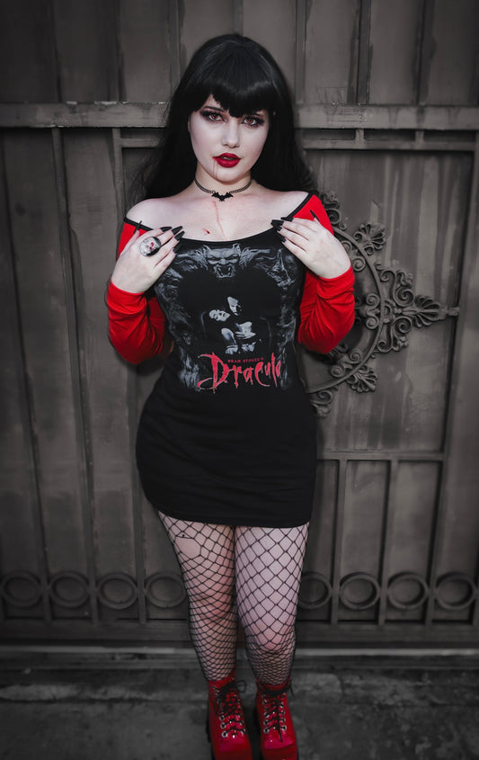 Dracula Off- Shoulder Dress