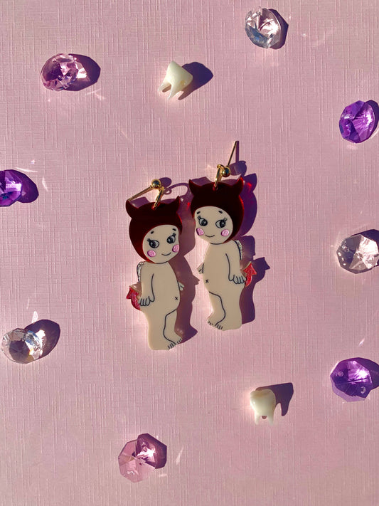 Not So Sonny Angel Acrylic Earrings