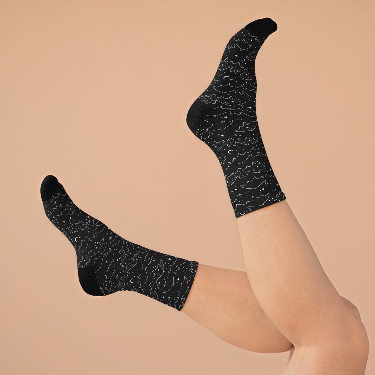 Celestial Bat Recycled Poly Socks (Adults)