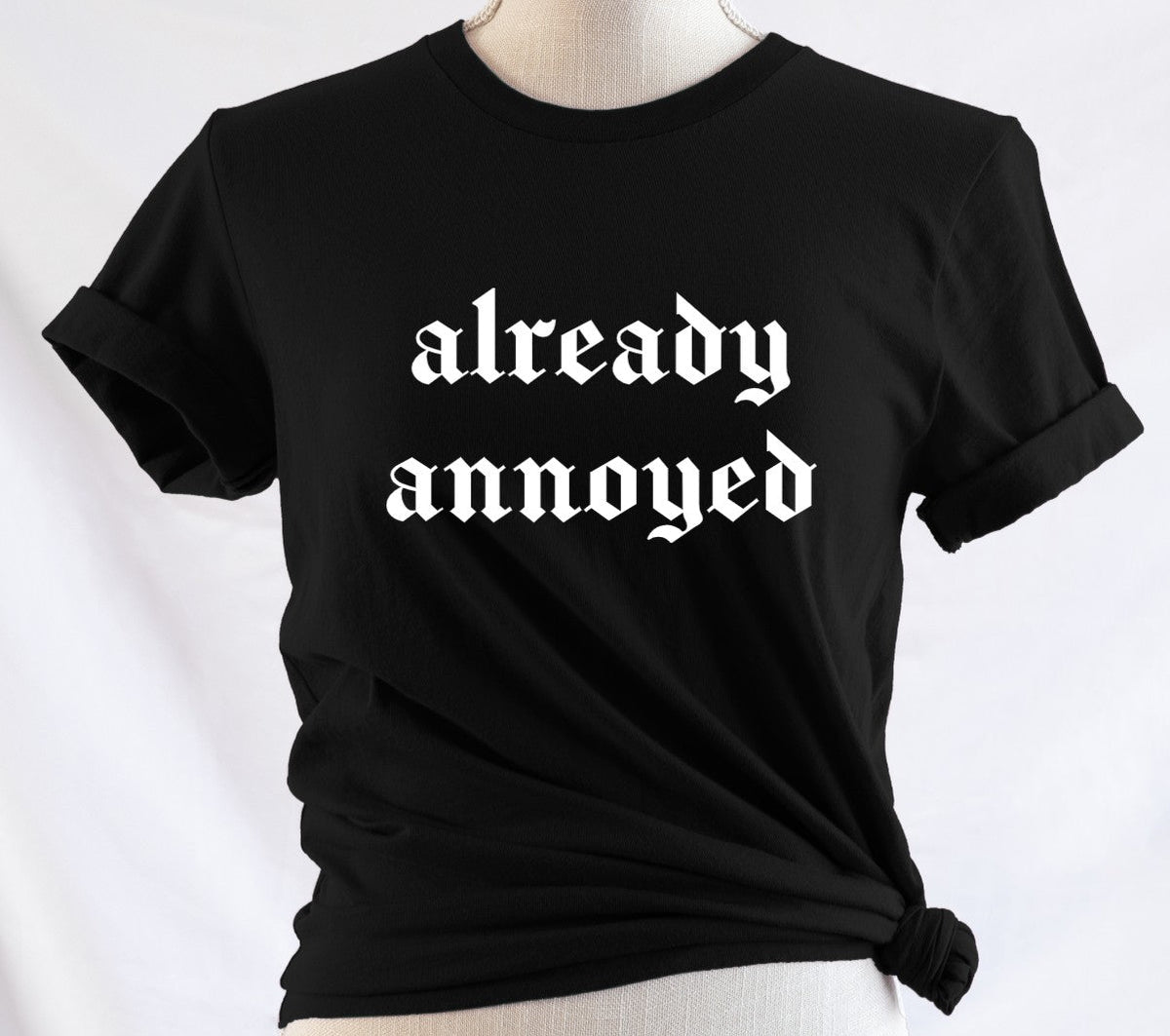Cropped T-Shirt - already annoyed