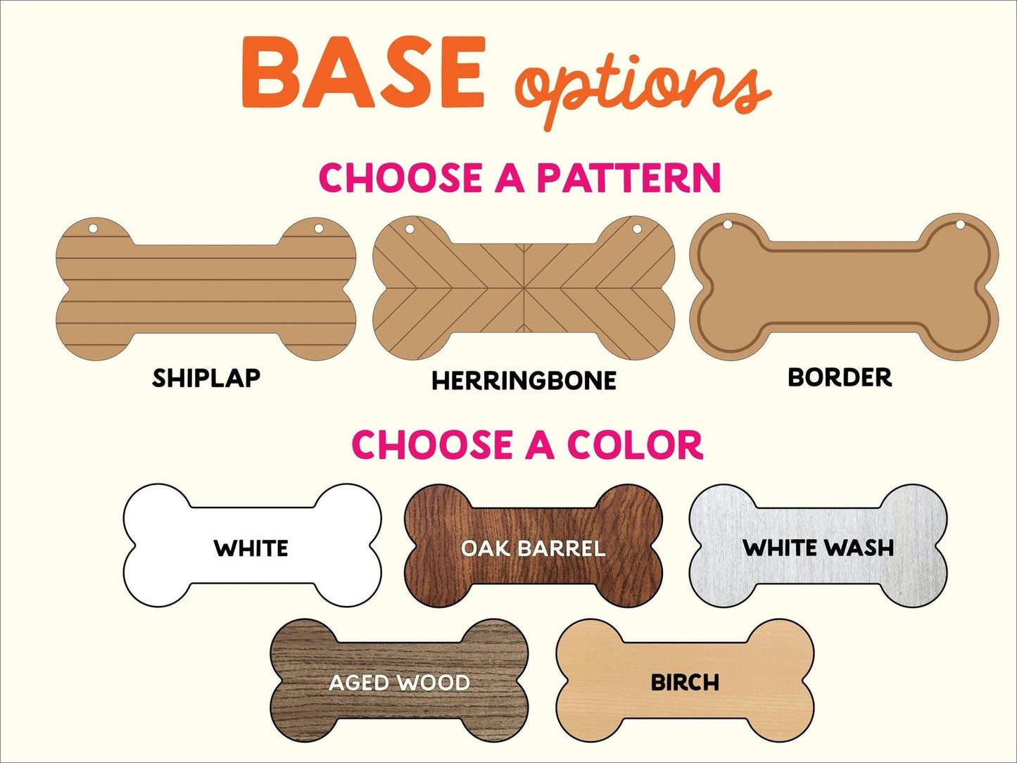 Personalized Dog Bone Crate Name Sign