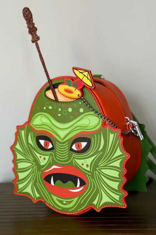 Swamp Creature Tiki Mug Backpack/Purse