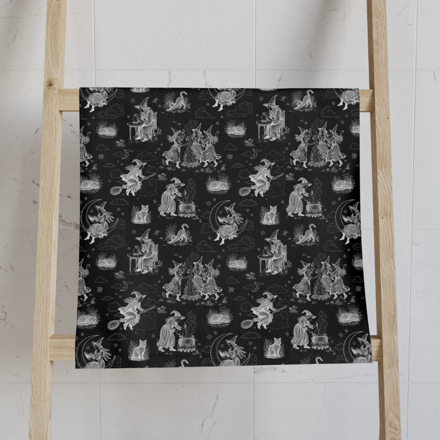 Witchy Toile Hand Towel
