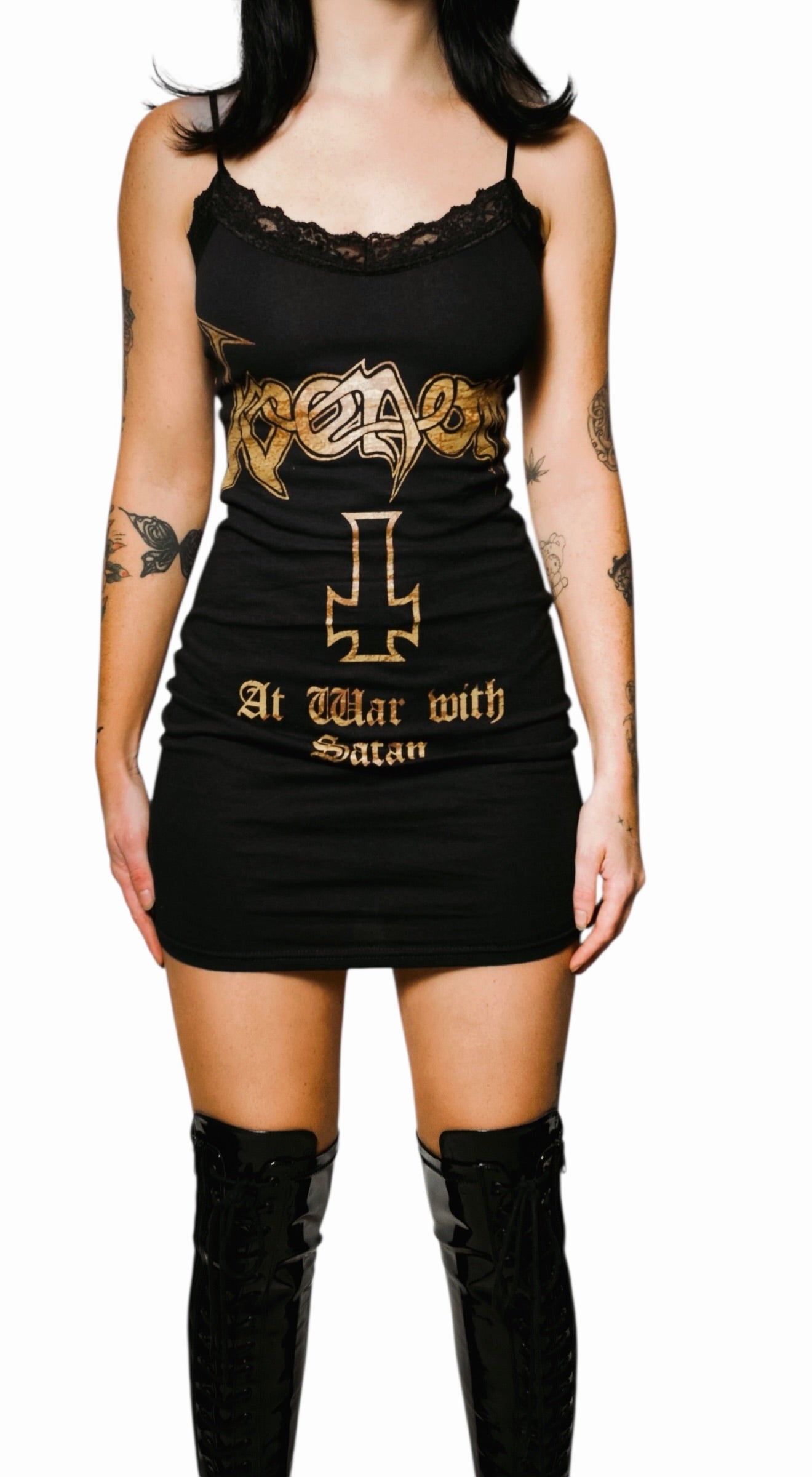 Venom Lace Strap Dress