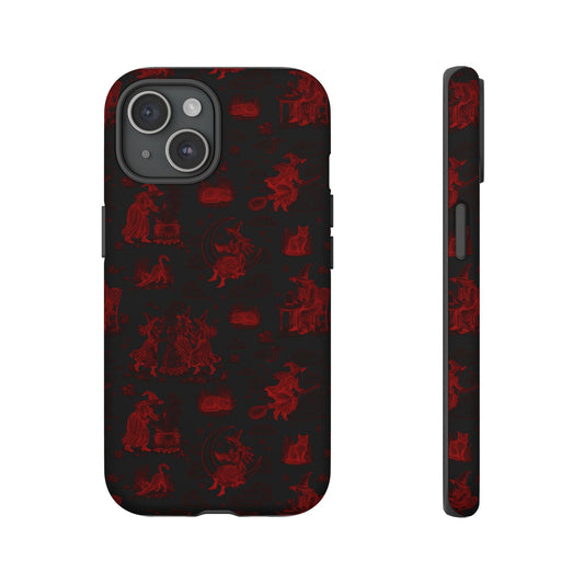 Witchy Toile Phone Case (Multiple Phone Types)