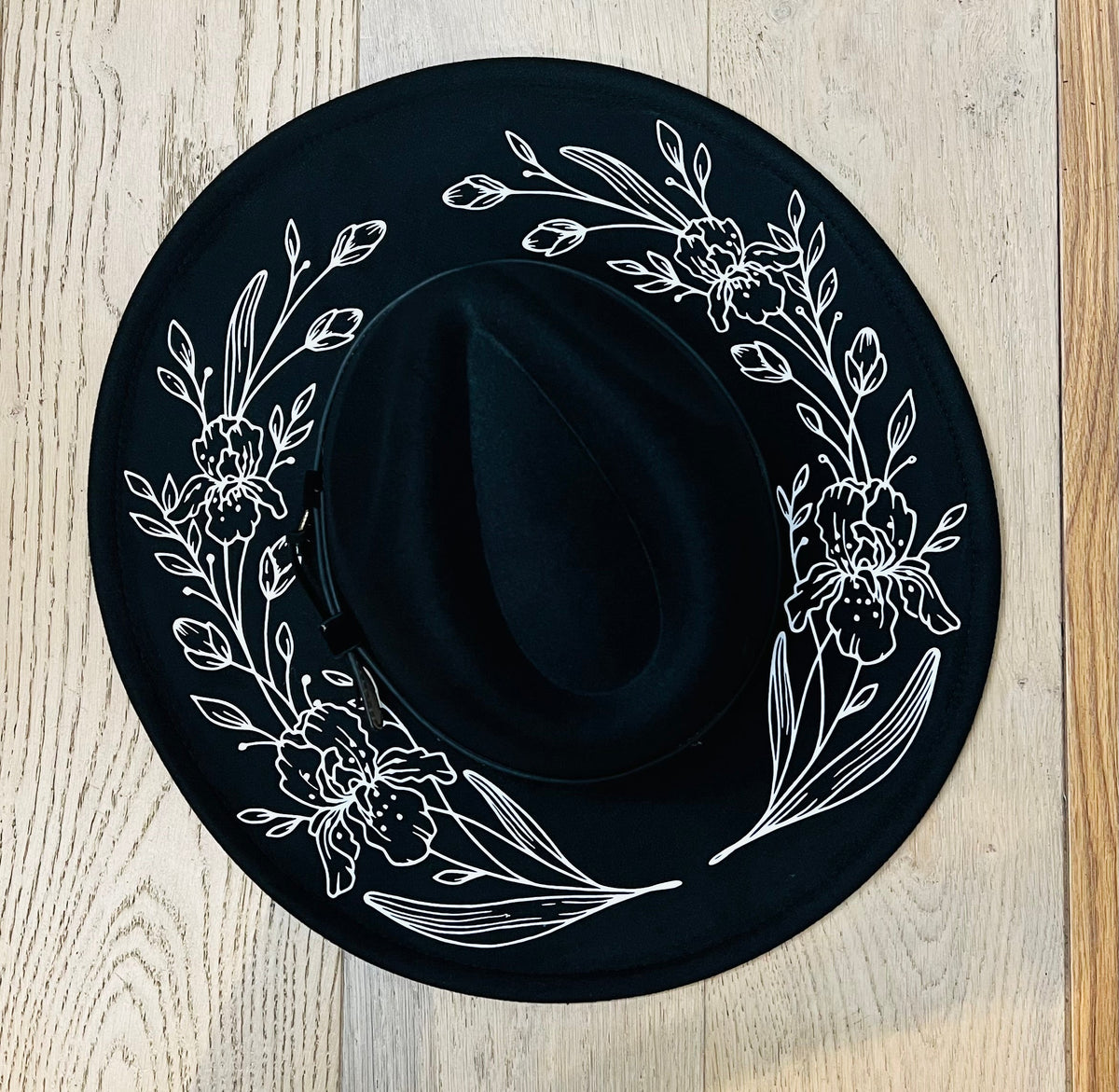 Vegan Felt Hat - XL Brim - Iris