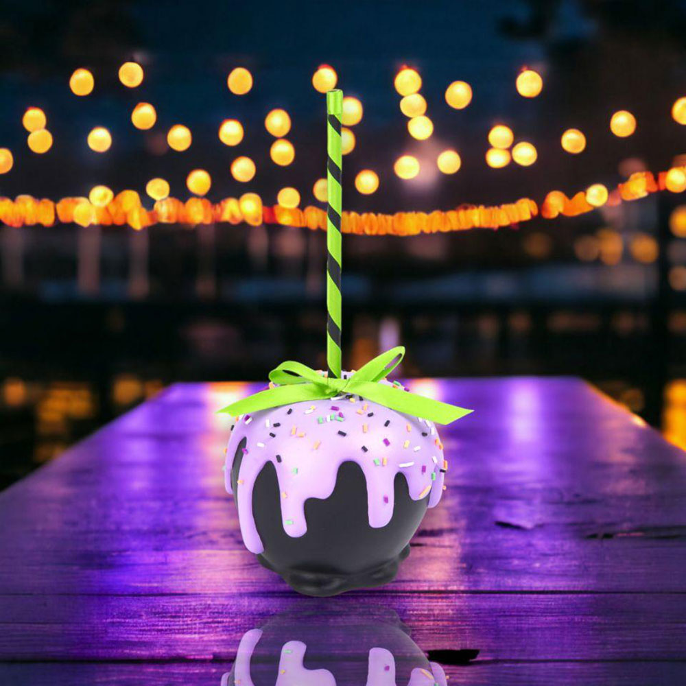 9" Purple Candy Apple by December Diamonds