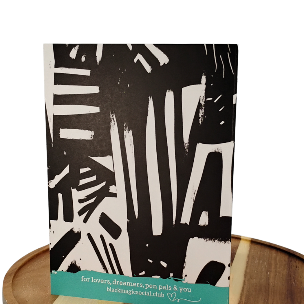 Abstract Leaves Nature Art Greeting Card