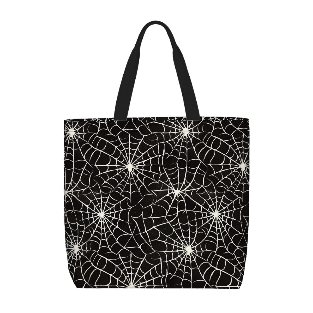 Printed Beach Bag / XL Tote Bag - Spider Webs