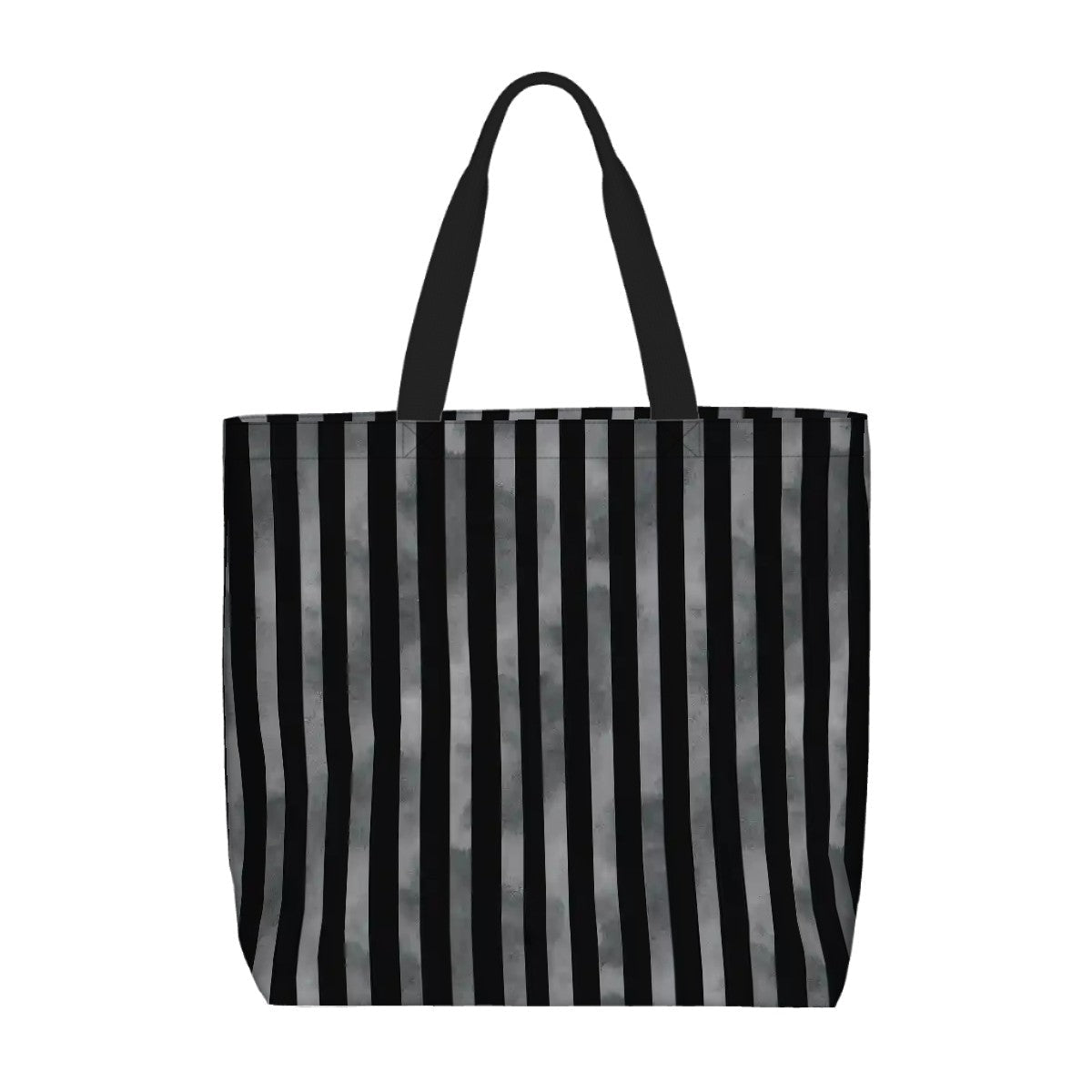 Printed Beach Bag / XL Tote Bag - Distressed Stripes