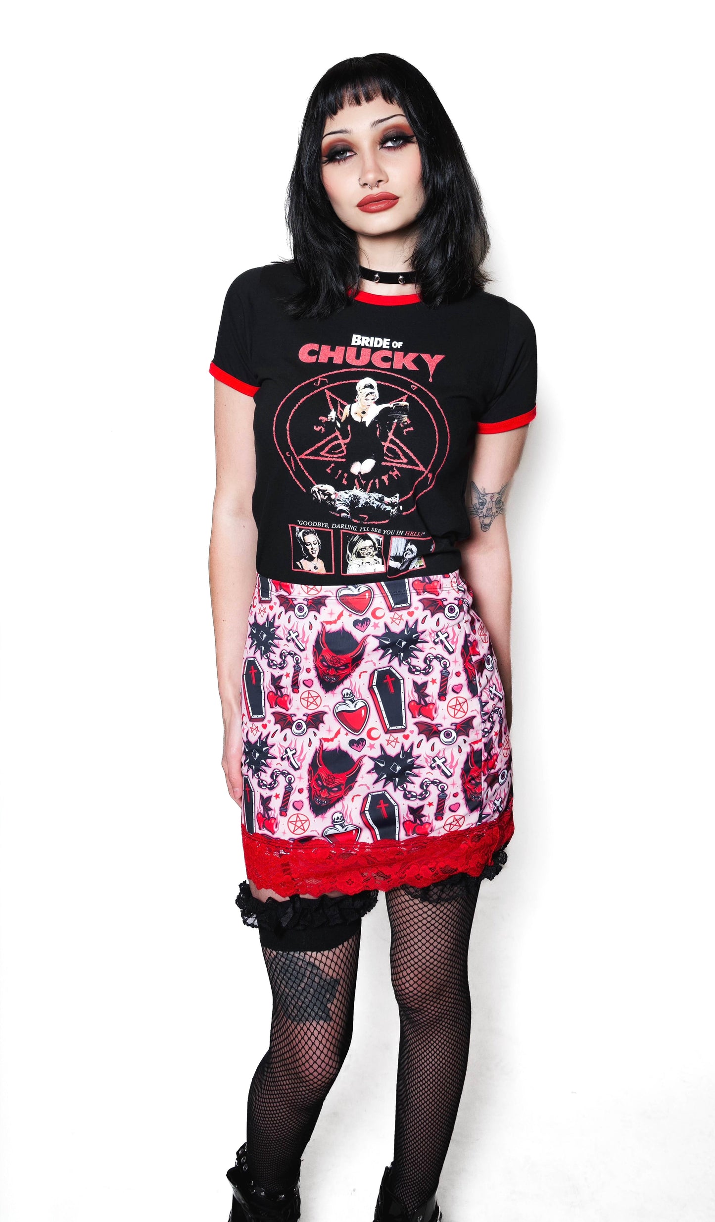 Devil in love Lace Skirt