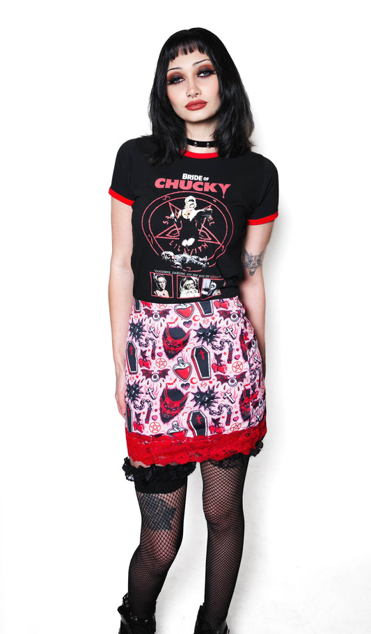 Devil in love Lace Skirt