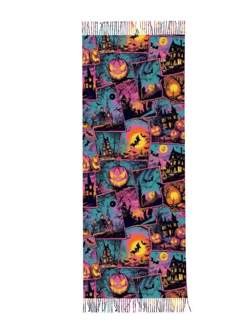 Vegan Scarf - Retro Halloween
