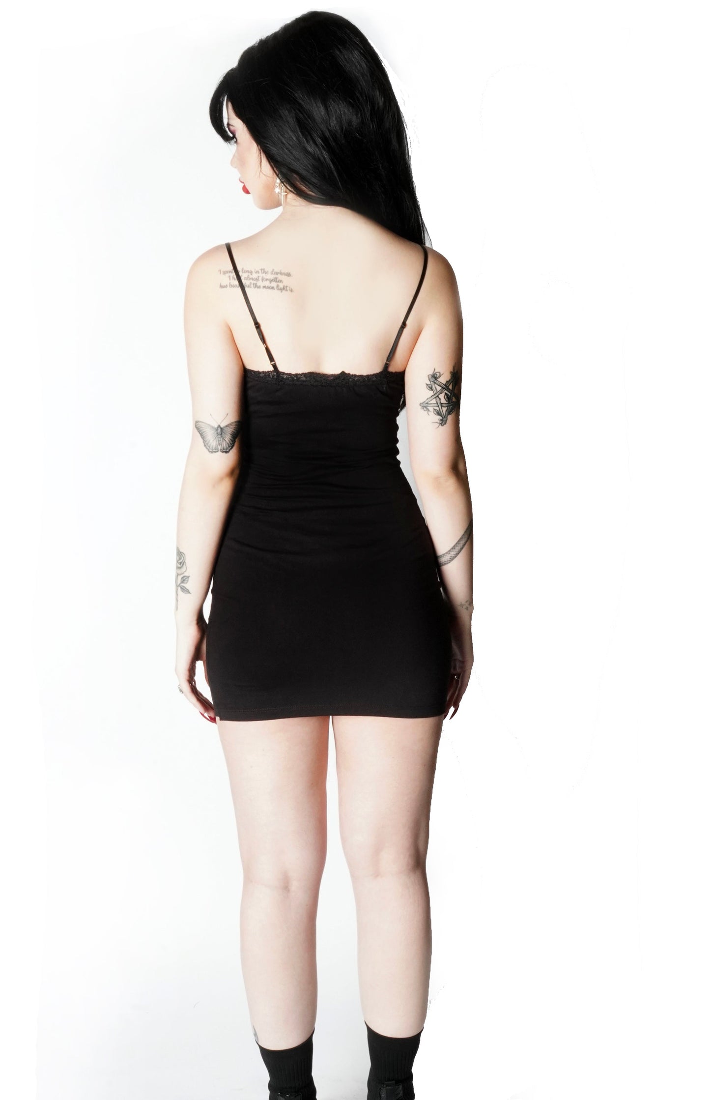 Him (Razorblade Romance) Lace Strap Dress