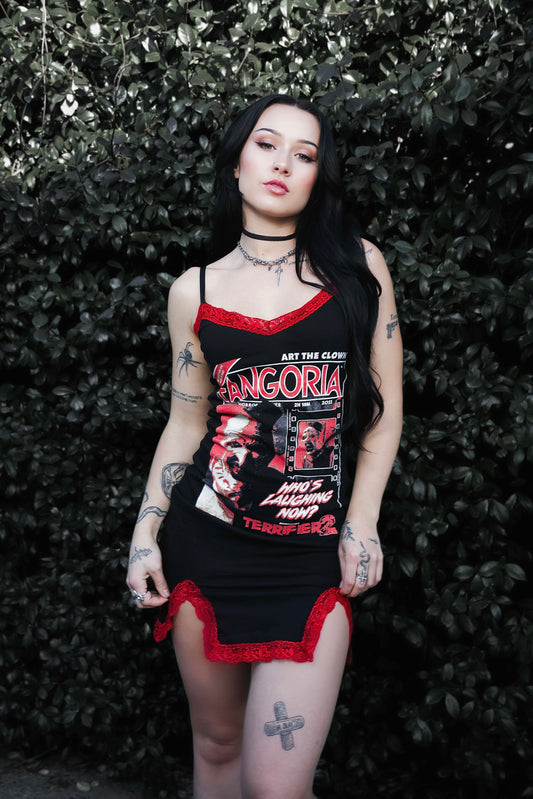 Terrifier (Fangoria) Slit Red Lace Dress