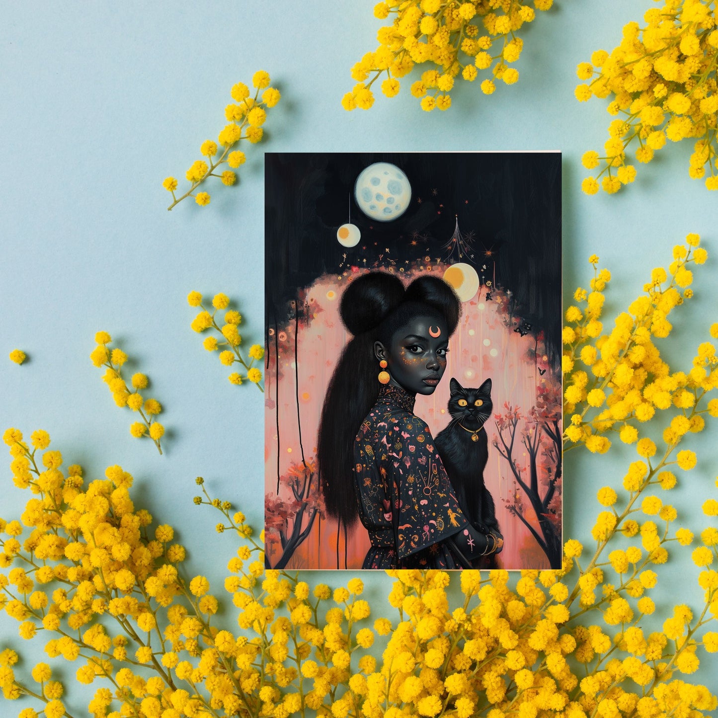 Spooky vibes | Halloween| Friendship | Gothy Vibes | Greeting Card