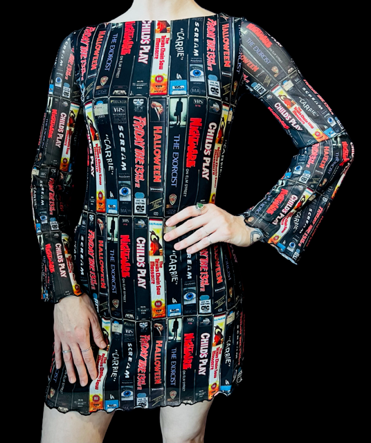 Mesh Mini Dress - Horror Movies