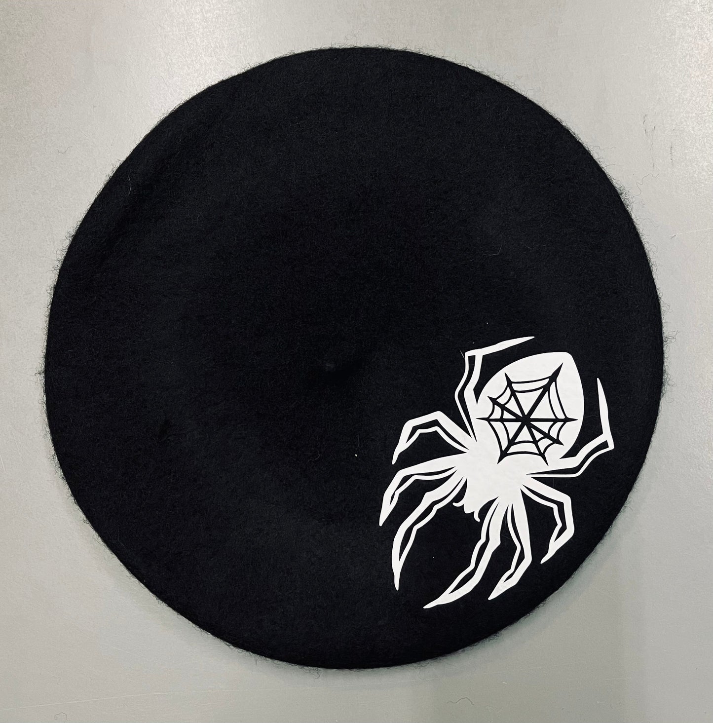 Vegan Beret - Webbed Spider