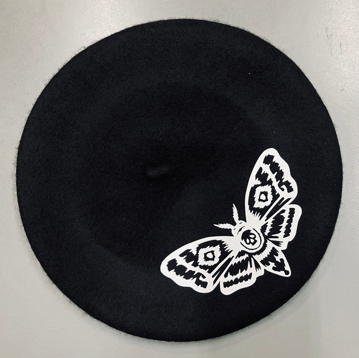 Vegan Beret - Death Moth