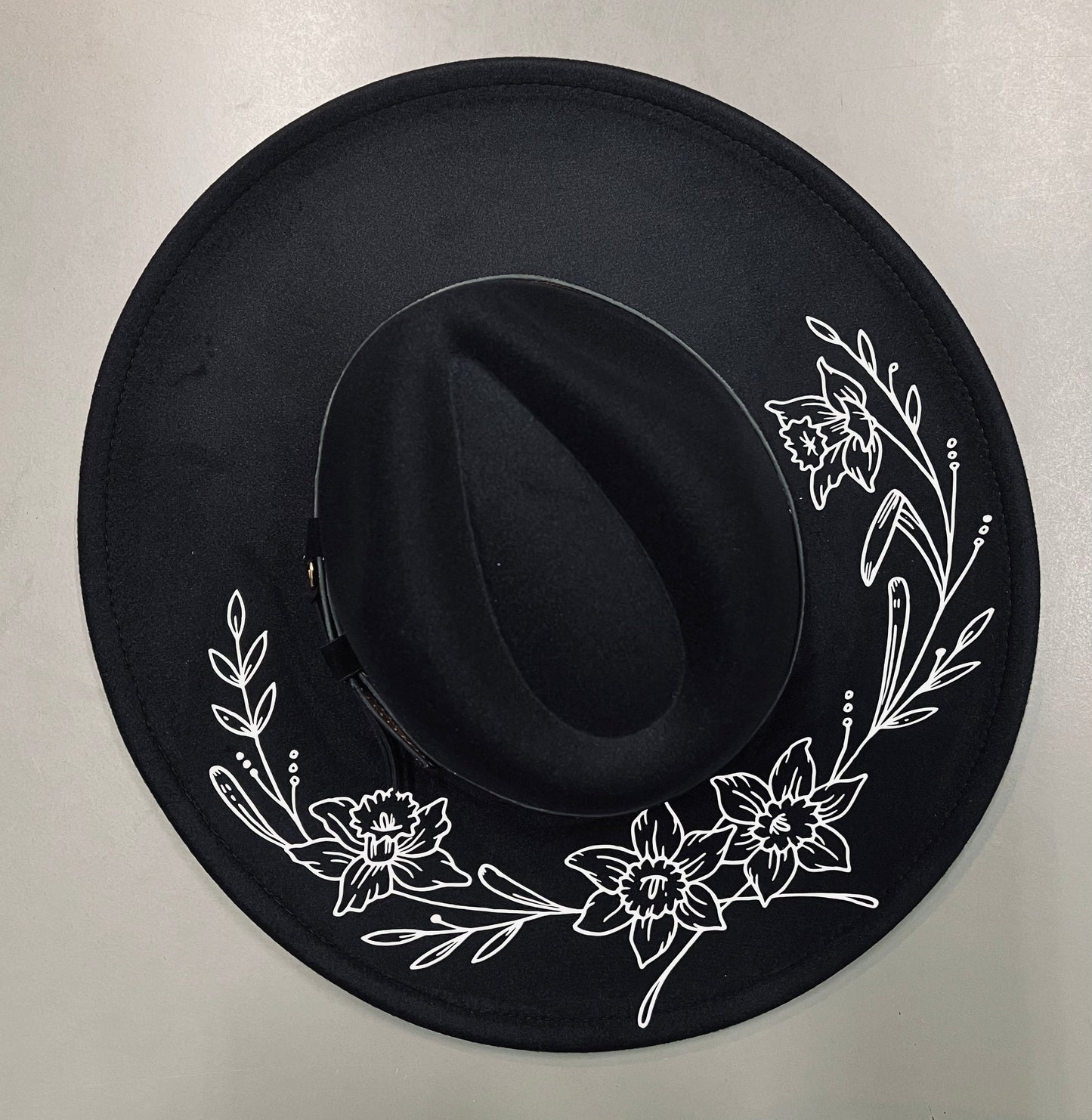 Vegan Felt Hat - XL Brim - Daffodil