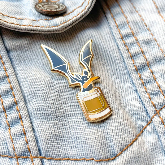 Bat x Rum Old Fashioned Pin