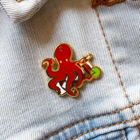 Octopus x Dark n' Stormy Pin