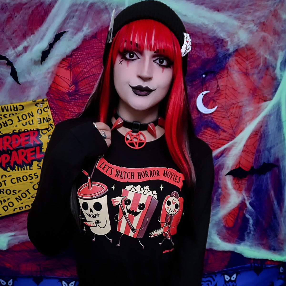 Let's Watch Horror Movies Sweatshirt