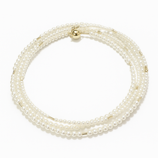 Elowen Pearl Wrap Choker