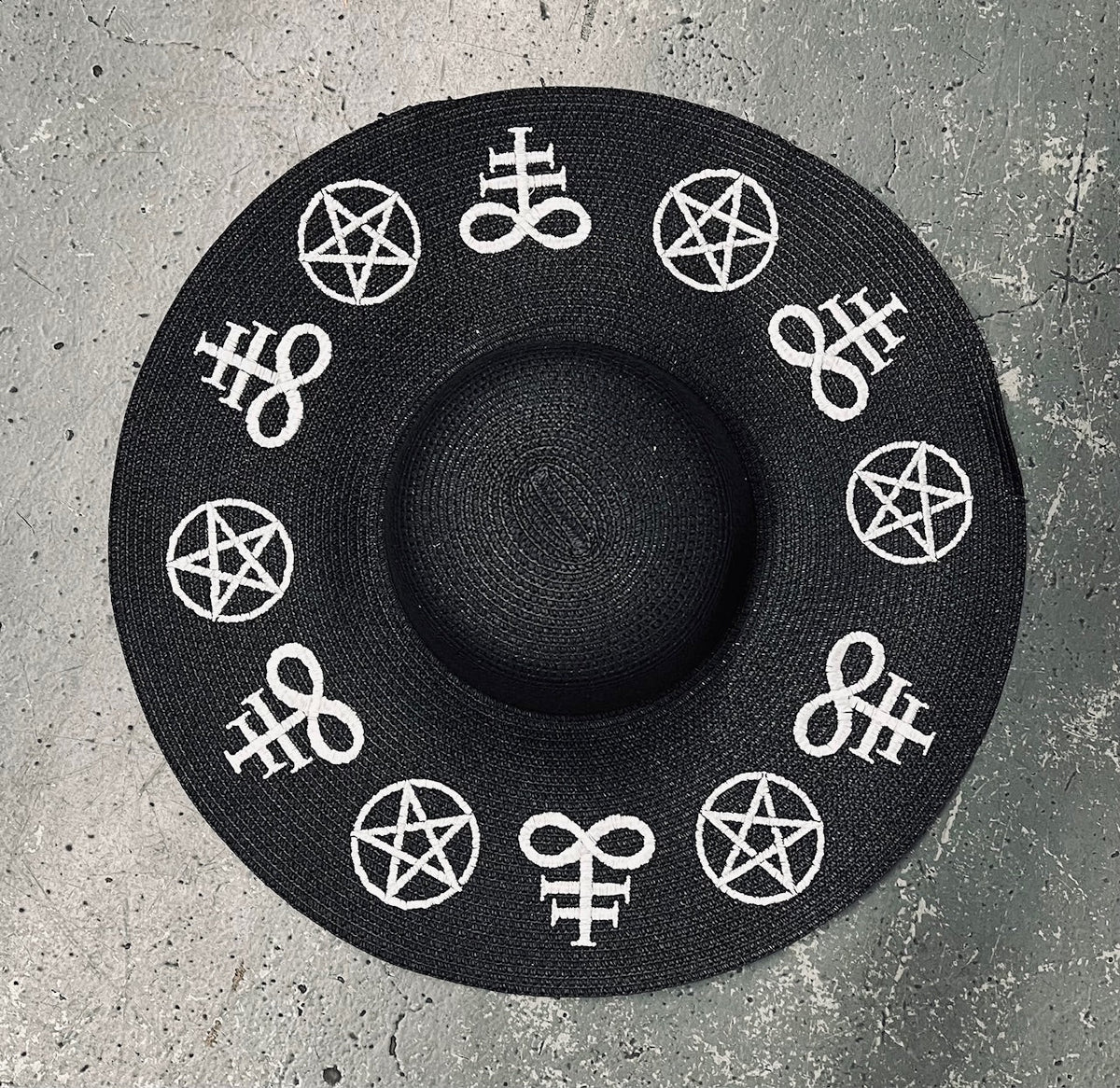 Floppy Sun Hat - XL Brim - Occult