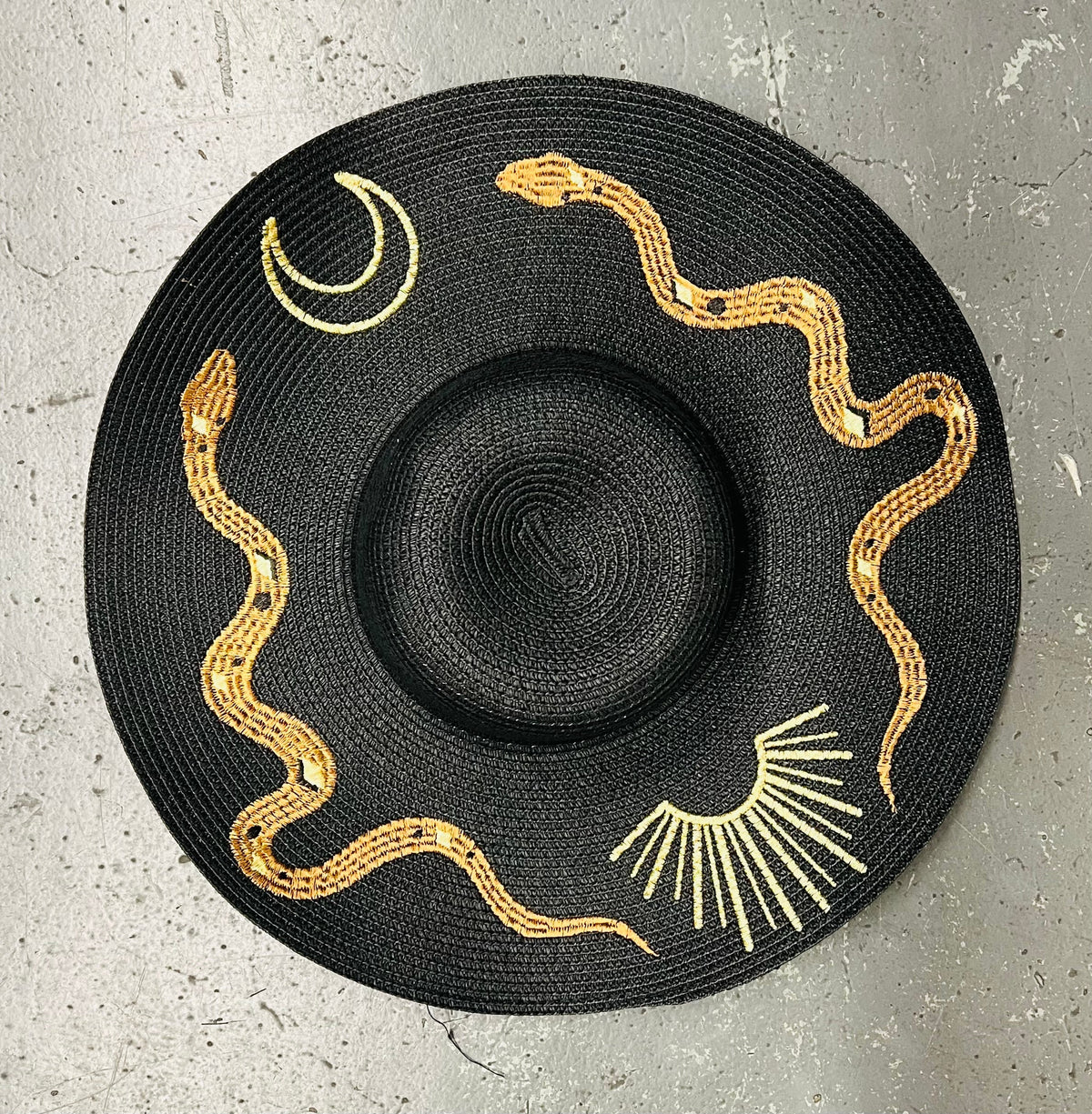 Floppy Sun Hat - XL Brim - Western Snakes