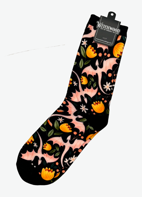 Novelty Socks - Floral Dragons