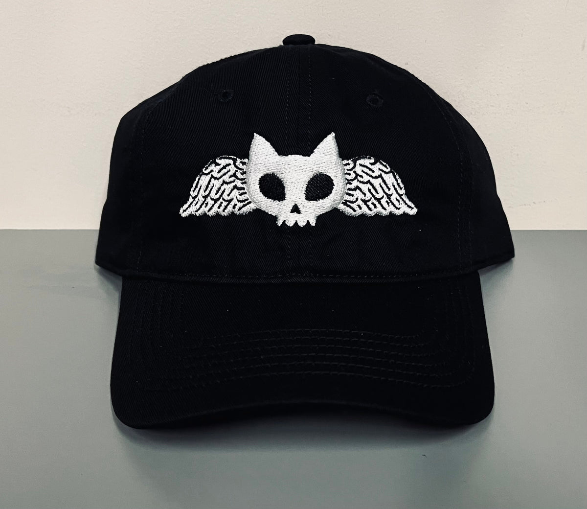 meow mori - embroidered dad hat - READY TO SHIP