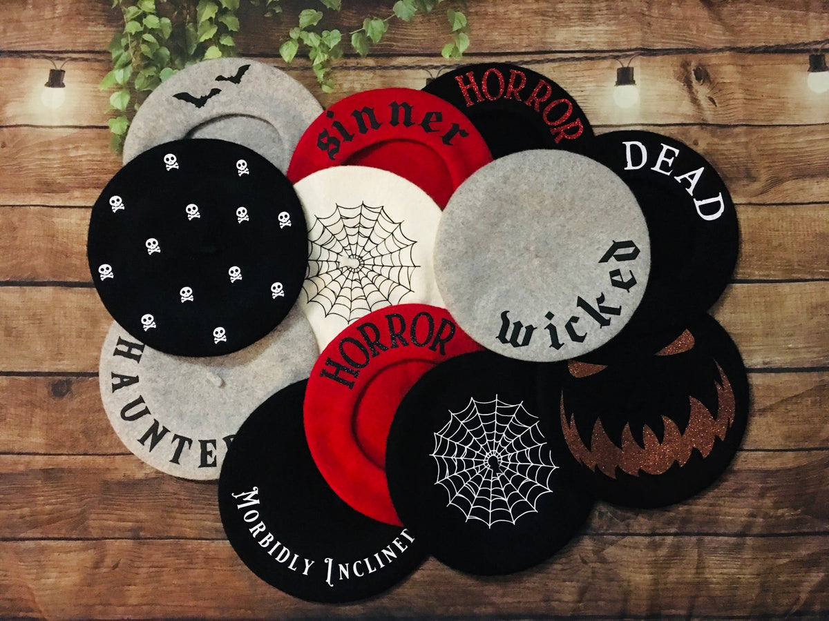 Vegan Beret - Spooky