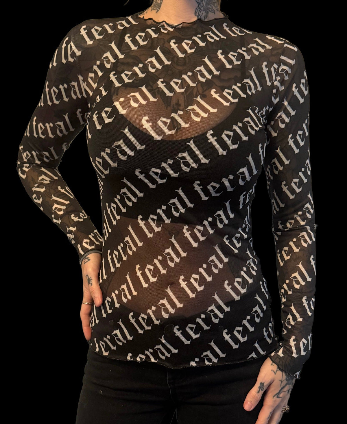 Sheer Mesh Top - Feral