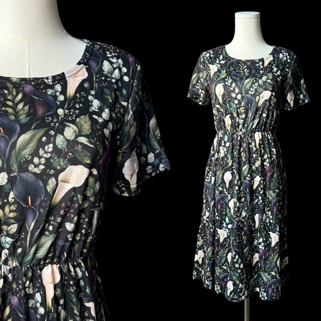 T-shirt Dress - Calla Lilies