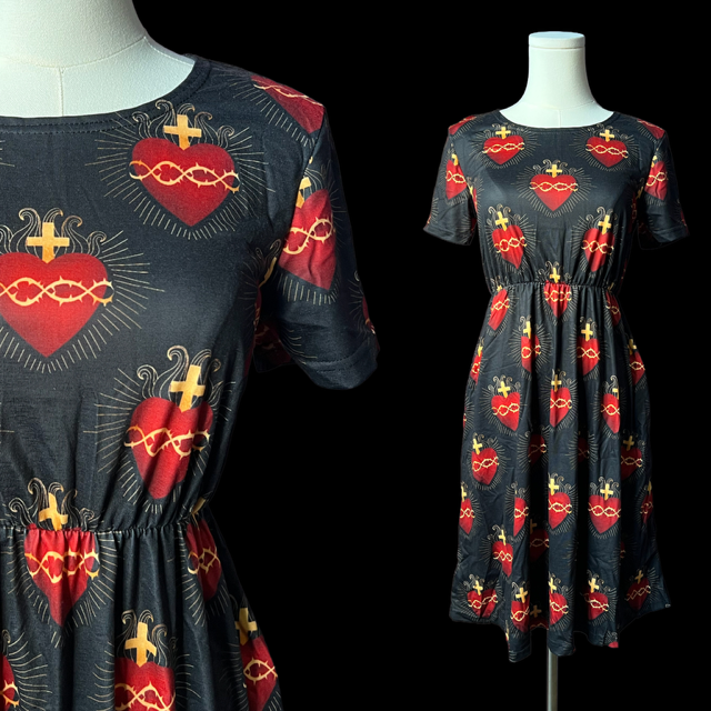 T-shirt Dress - Sacred Hearts