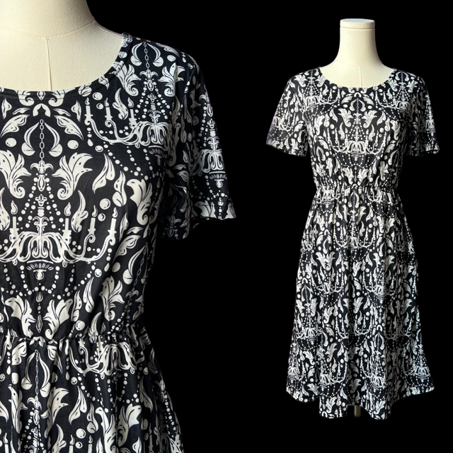 T-shirt Dress - Chandeliers