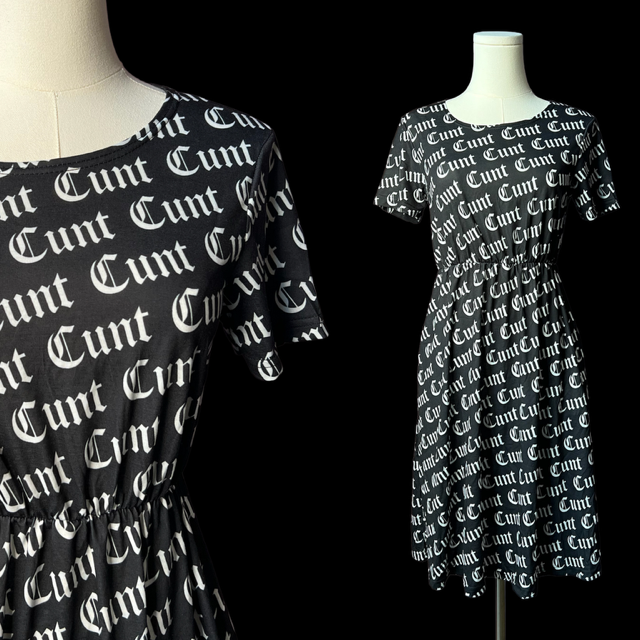 T-shirt Dress - Cunt
