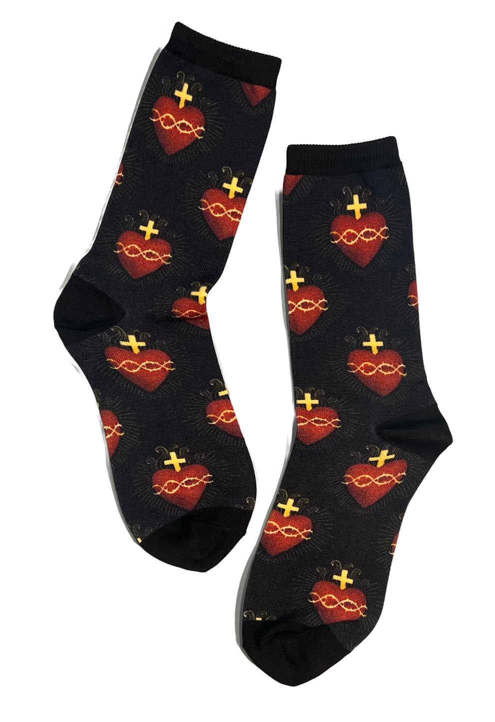 Novelty Socks - sacred hearts