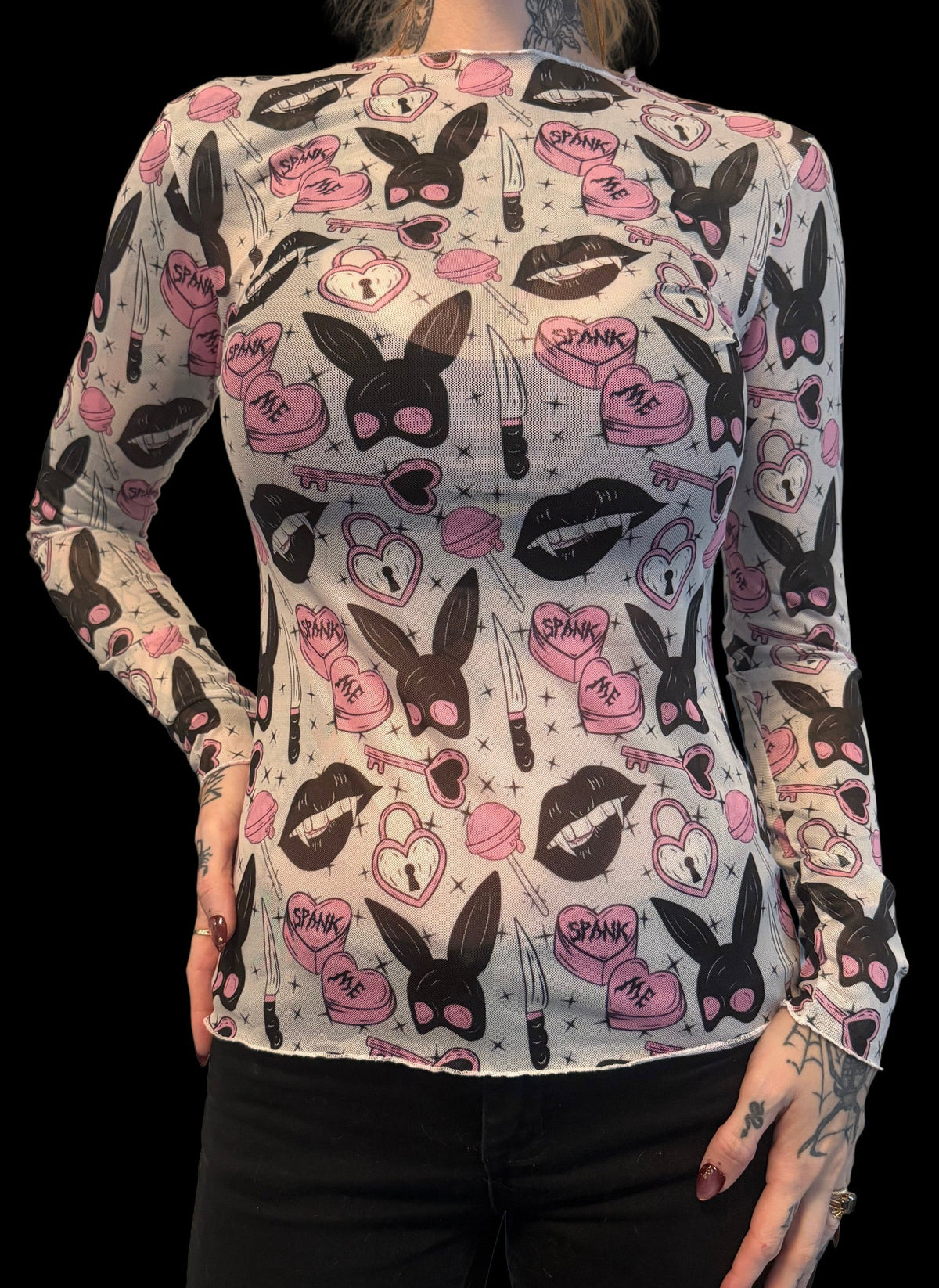 Sheer Mesh Top - Spank Me