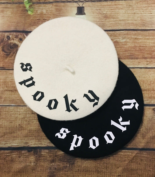 Vegan Beret - Spooky
