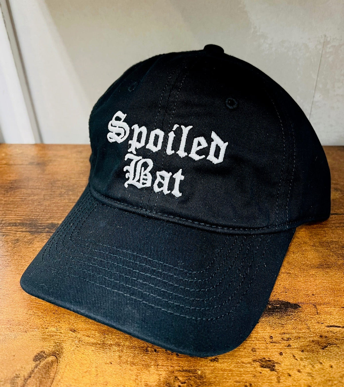 Spoiled Bat - Embroidered Dad Hat - READY TO SHIP